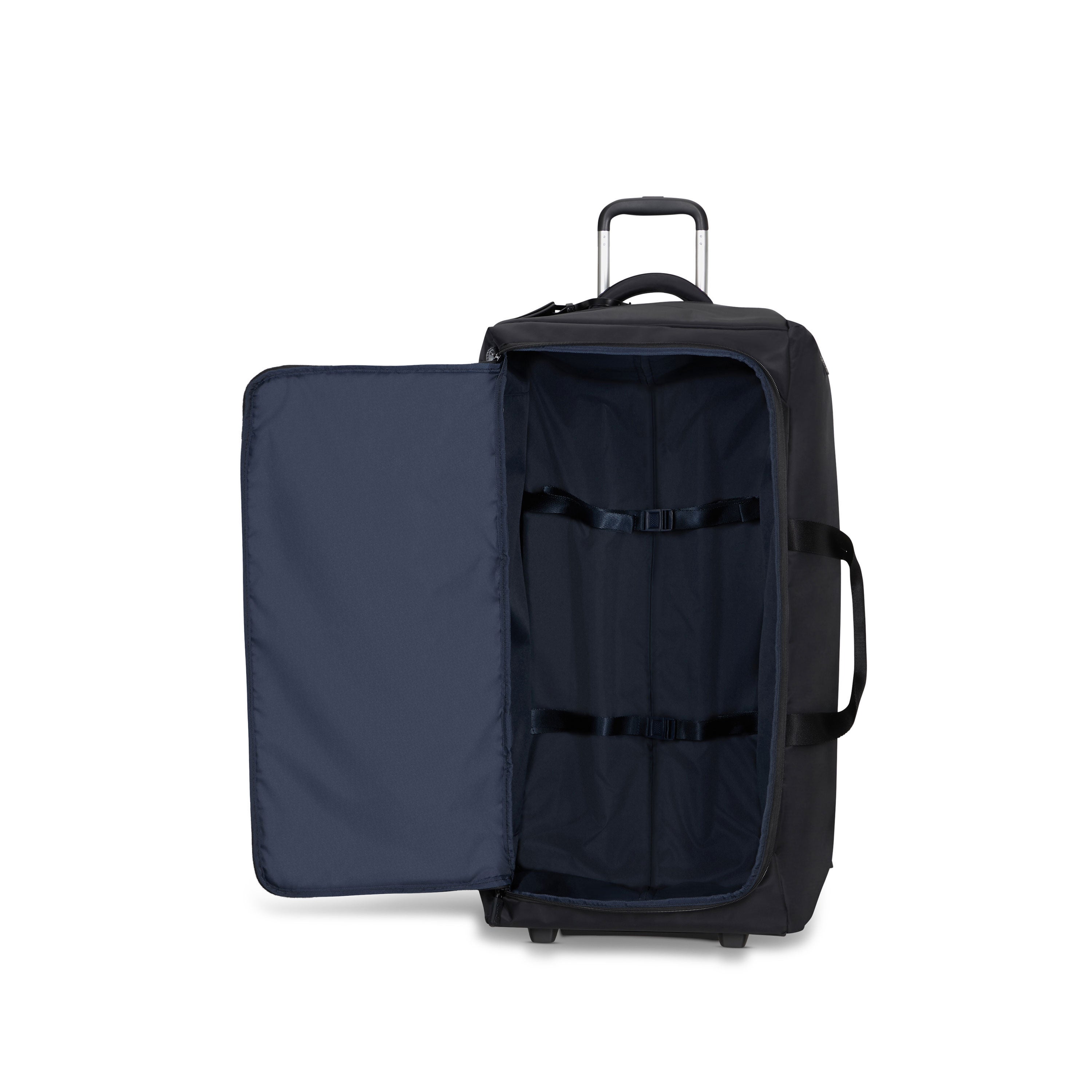 Lipault Foldable Plume Wheeled Duffel, Black, Interior Image image number 2